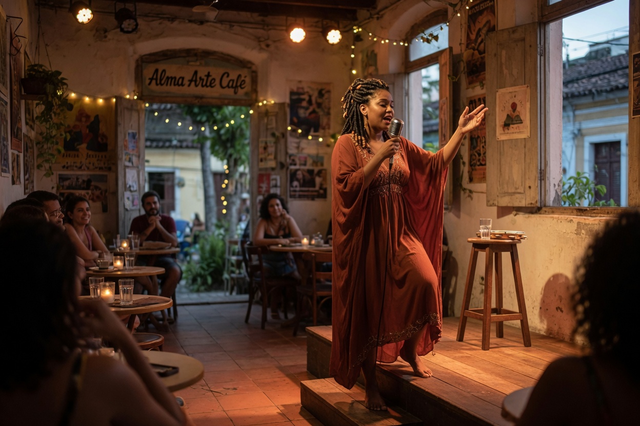 Cantora Nina Maia apresenta repertório de álbum de estreia em show inédito em Olinda